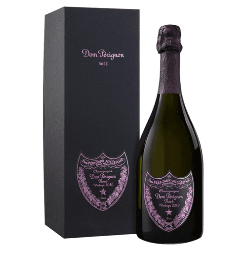 Dom Pérignon Rosé 2010 i gaveæske.